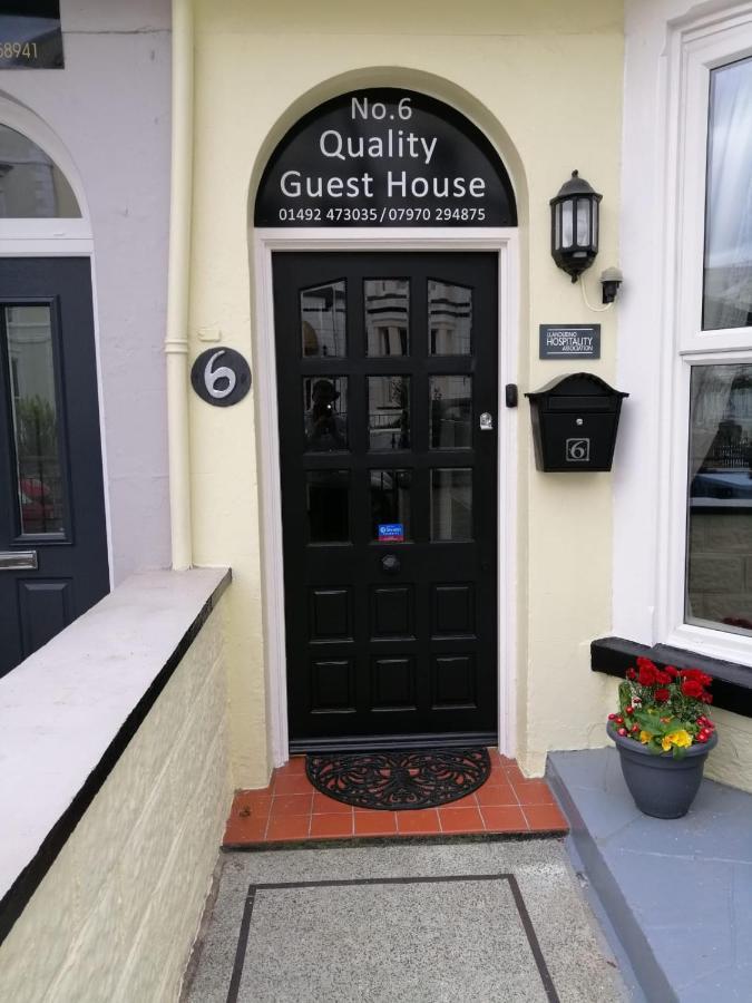 No 6 Quality Guesthouse Llandudno Exteriör bild